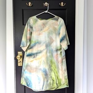NWOT gorgeous COS watercolor a-line dress
